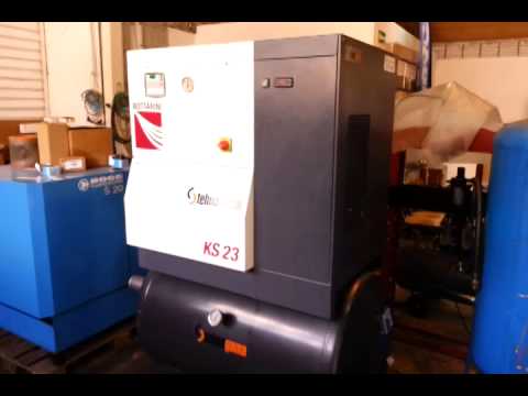 TEHNOGAMA d.o.o. Beograd - Polovan vijčani kompresor sa integrisanim  sušačem