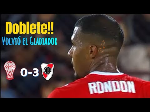 Salomón Rondon vs Huracán | River 2-0 Huracan | Primera División Argentina | Fecha 10
