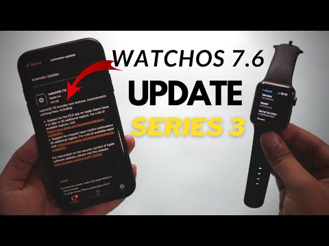 WatchOS 7.6 Update on Apple Watch Series 3 !