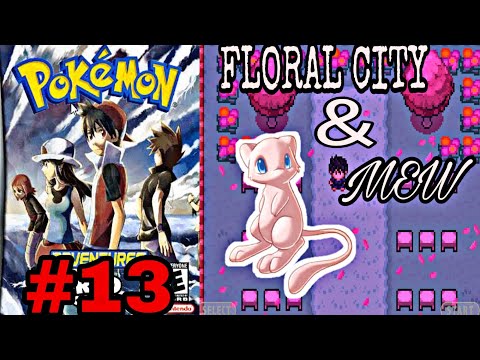 Let's Play Pokemon: Adventures Red Chapter| Part 13| FLORAL CITY AND MEW!!