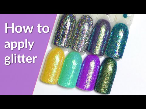 DIY Glitter Nails 💫 How to Apply Loose Glitter