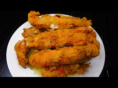 DEEP FRIED KING CRAB LEGS 🦀 + HOW TO MAKE AMAZING FRIED CRAB + PERFECT FOR MUKBANG