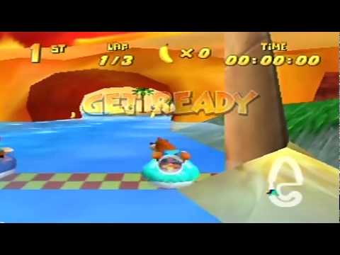 Diddy Kong Racing Adventure Two Walkthrough Part 8 - Sherbet Island's Silver Coin Challenge