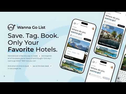 Hotel Wishlist | WannaGoList video thumbnail