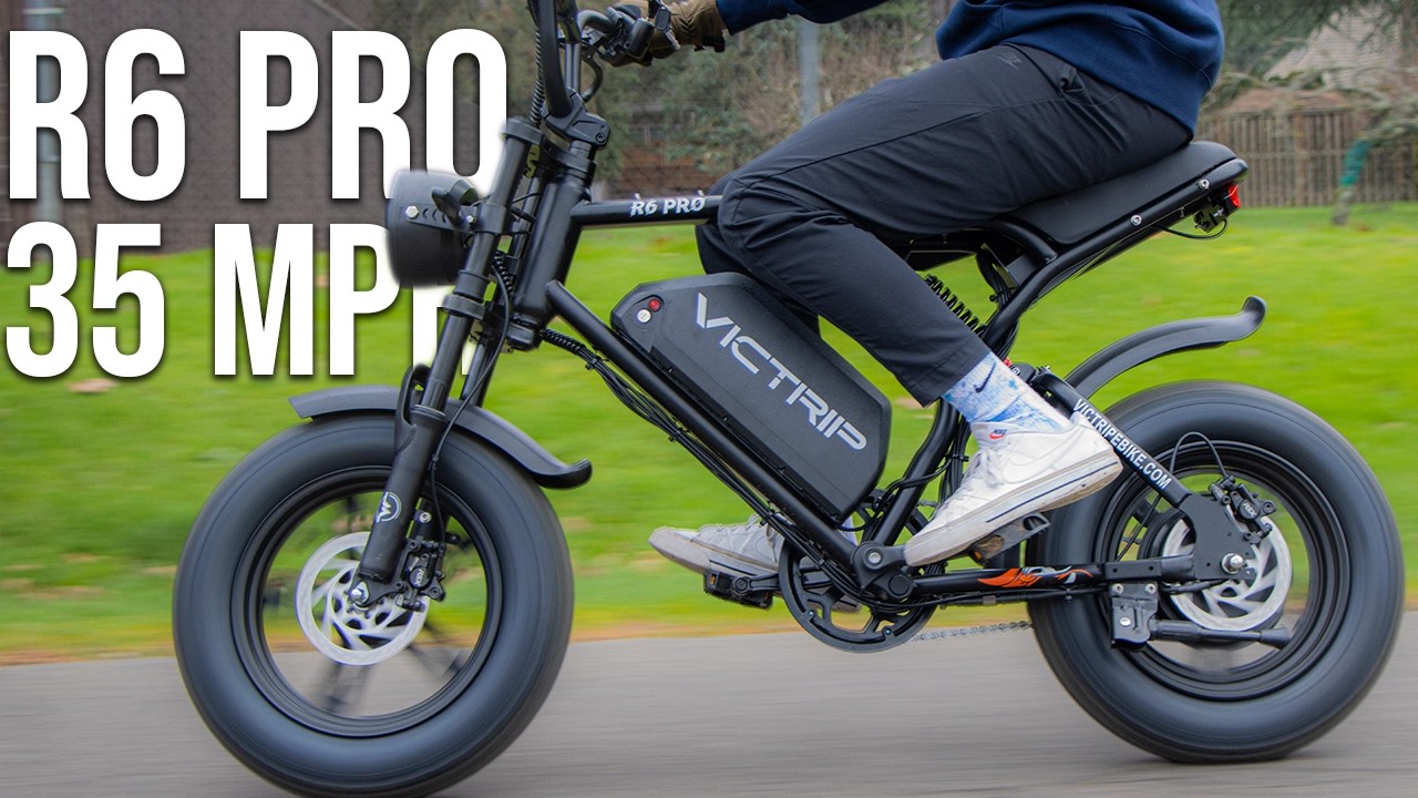 Skip navigationCreateVictrip R6 PRO E-Bike Review *35 MPH | 50+ Miles Range*