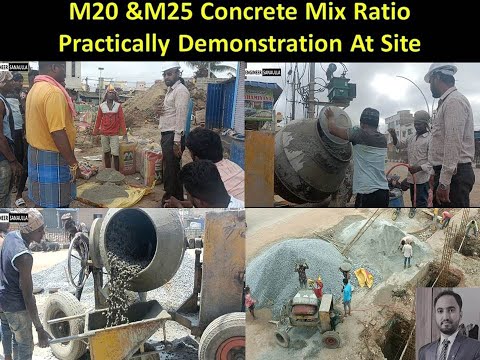 How To Increase Strength Of Concrete By Mixing M20 & M25 Grade of Concrete At Site