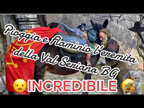 Flaminio Beretta, 75 years old, has lived isolated for 44 years without electricity or gas, he wa...