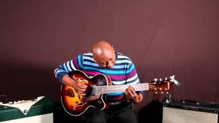 New York Jazz Guitarist Ron Jackson plays on his Eastman 7 String Archtop Hollowbody Guitar