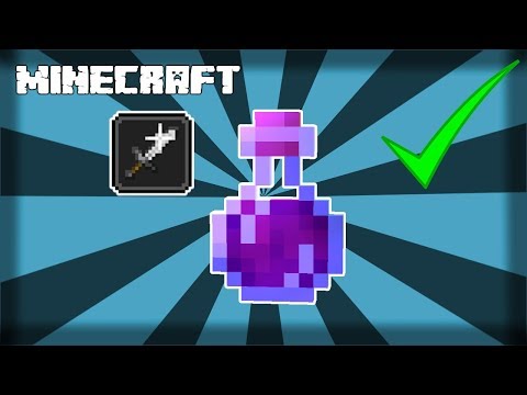 MINECRAFT | How to Make a Potion of Strength! 1.15.1