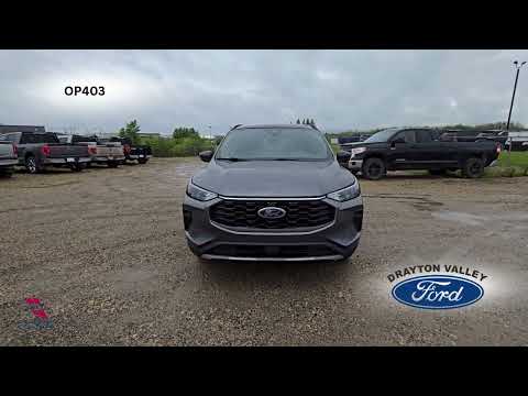 2025 Ford Escape ST-Line AWD in Gray for sale at Drayton Valley Ford in Drayton Valley, AB