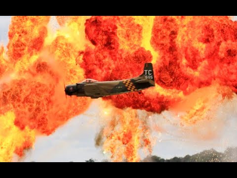 PYROS - TJD WARBIRDS DISPLAY TEAM & PHOENIX FIREWORKS - WINGS & WHEELS RC MODEL SHOW - 2023