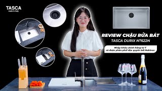 CHẬU RỬA BÁT 1 HỐ TASCA DURIX NT622N video 2