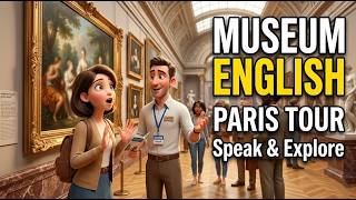 Learn English at a Museum | Paris Travel Conversation for Beginners with Real Practice