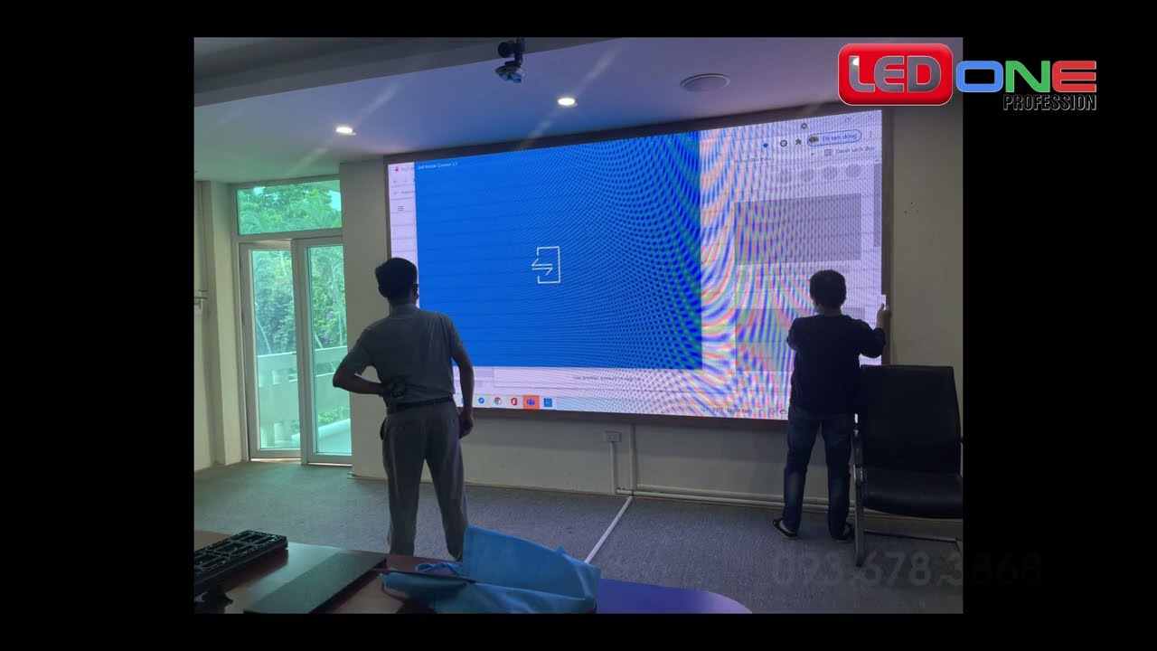 Viện Quy Hoạch Xây Dựng Hà Nội | Ledone thi công dự án màn hình LED P2.5 phòng Họp Làm việc Cơ quan