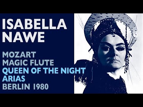 Isabella Nawe - Mozart: MAGIC FLUTE, Queen of the Night arias, Berlin 1980, 5 High Fs