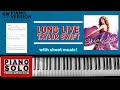 Piano Playalong LONG LIVE by Taylor Swift, with Sheet music, chords and melody