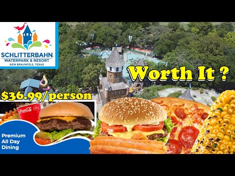 The All Day Dining Deal @ Schlitterbahn Waterpark | The World's Best Waterpark | Is it Worth It ?