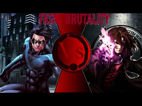 Nightwing Vs Gambit (DC Vs Marvel)