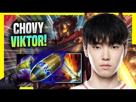 CHOVY PLAYS VIKTOR WITH NEW RUNES! - GEN Chovy Plays Viktor MID vs Zoe! | Preseason 2022