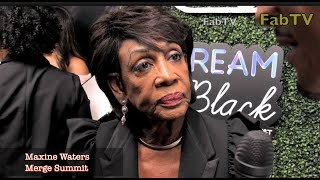 Maxine Waters talks about TRUMP at the MERGE SUMMIT 2018
