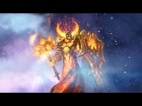 SLOW MOTION: [Hearthstone] Ragnaros The LightLord animation 1000 fps