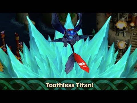 Dragons:Rise of Berk -Toothless dragon titan mode