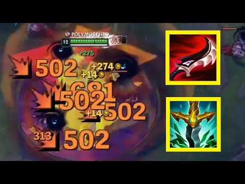 When Aatrox build lethality items...
