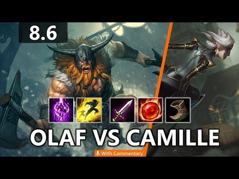 Olaf Top vs Camille (Ranked Solo - Patch 8.6)