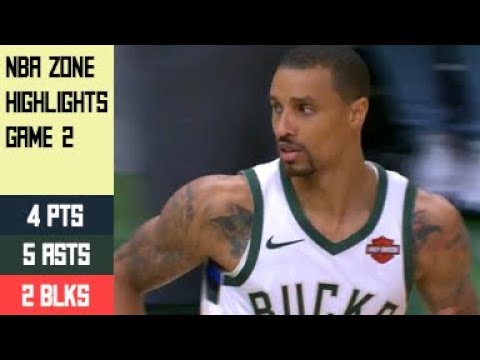 George Hill Highlights vs Pistons FRG2 - 4 Pts, 5 Asts, 2 Blks (17.04.19)