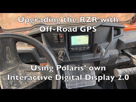 Installing Polaris' Interactive Digital Display 2.0 for Off-Road GPS on Trails