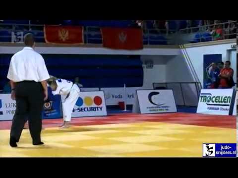 Judo 2012 European Championship Cadets Bar: Gersjes (NED) - Schuhmann (AUT) [-40kg] semi-final