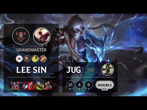 Lee Sin Jungle vs Nidalee - KR Grandmaster Patch 11.11