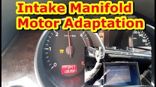 Audi - VW. Intake Manifold.Swirl Flap - Runner/Motor Adaptation. DIY