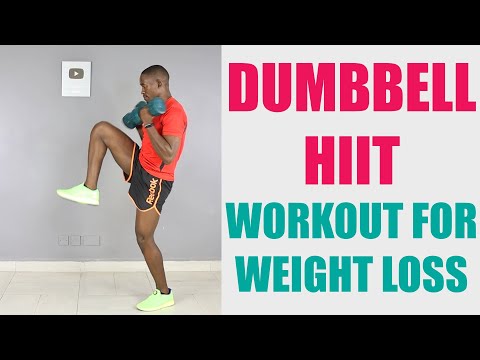 30 Minute Dumbbell Strength Training for Fat Loss Full Body Workout  250 Calories 