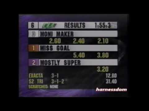 1996 Meadowlands MONI MAKER Wally Hennessey Hambletonian Oaks Final