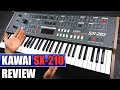 KAWAI SX 210 Analog Synthesizer Review Sounds Demo