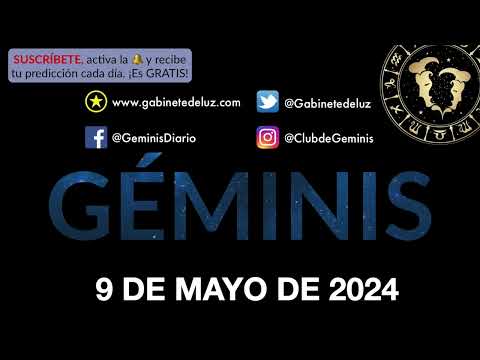 Horóscopo Diario - Géminis - 9 de Mayo de 2024.
