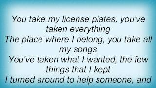 Bob Mould - Taking Everything Lyrics