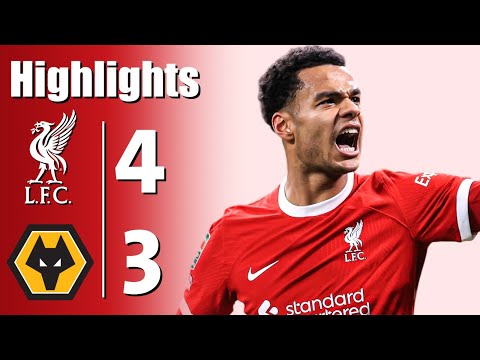 Liverpool vs Wolves 4-3 - All Goals & Highlights - 2025