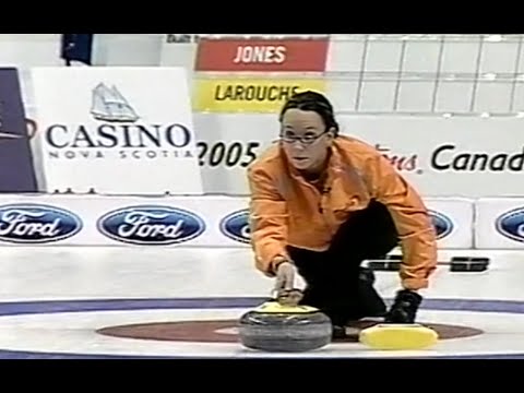 2005 Canadian Olympic Curling Trials - C.Jones vs Larouche (Lawton vs Anderson)
