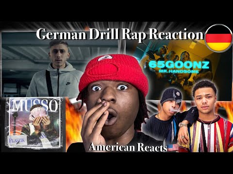 American Reacts to German Drill Rap! Ft. Musso, Hoodblaq, 65GOONZ, PrettyFaceCapi