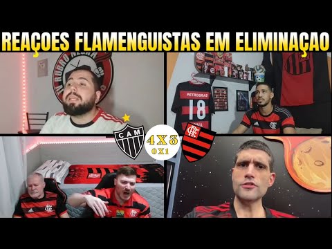 REAÇÕES FLAMENGUISTAS revoltados ATLÉTICO MG 0(4)X(3)1 FLAMENGO | ADEUSSS MENGOOO KKKK