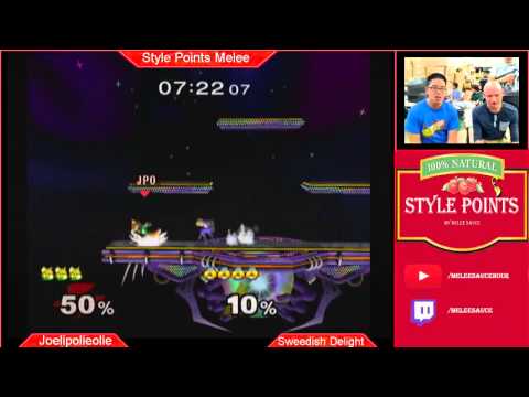 Joeliepolieolie [Fox] Vs Swedish Delight [Sheik] Style Points 7 Melee