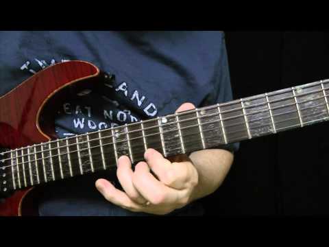 Ascending A Harmonic Minor - Guitar Lesson