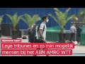 Surrealistisch leeg: zo ziet Ahoy er uit tijdens het WTT 2021