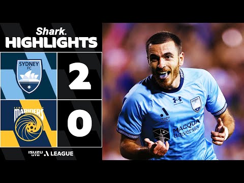 Sydney FC 2-0 Central Coast | SHARK HIGHLIGHTS | Isuzu UTE A-League 2025-26 | Round 2