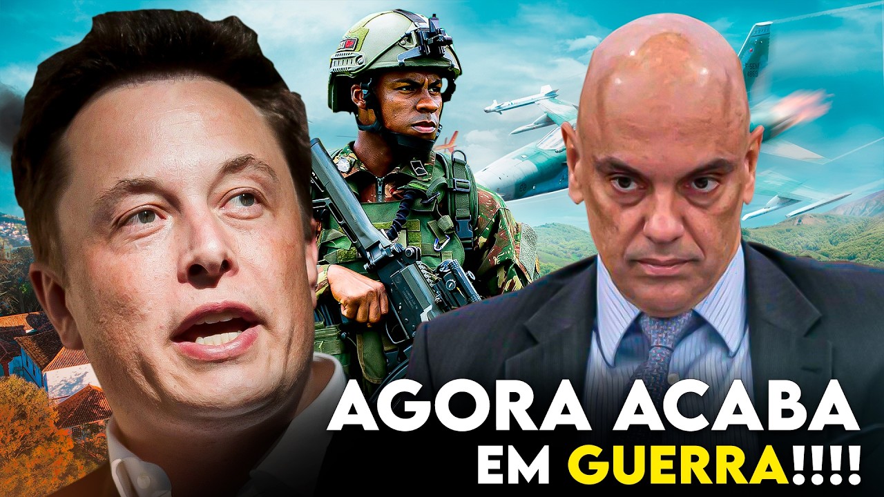 Elon Musk AMEAÇA o Presidente do Brasil, Moraes reage e EUA se posiciona! (Felipe Dideus)