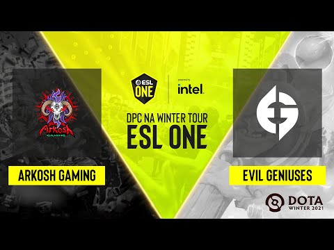 Dota2 - Arkosh Gaming vs. Evil Geniuses - Game 1 - DPC NA Winter Tour - ESL One
