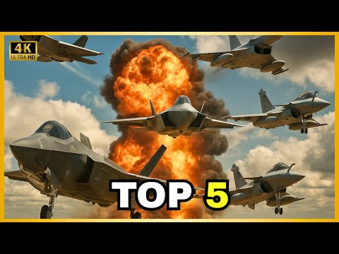 🔥 Los 5 Mejores Aviones de Combate del Mundo | Potencia Aérea al Límite ✈️💥