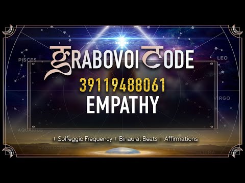Grabovoi Numbers for EMPATHY | Grabovoi Sleep Meditation with GRABOVOI Codes